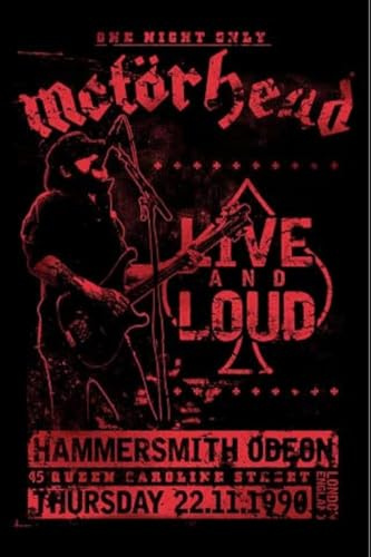 empireposter MB 199 - Motorhead - Poster - Live and Loud