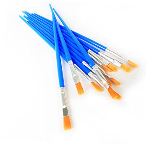 Malpinselset für Kinder Blau für Aquarell und Ölmalerei
