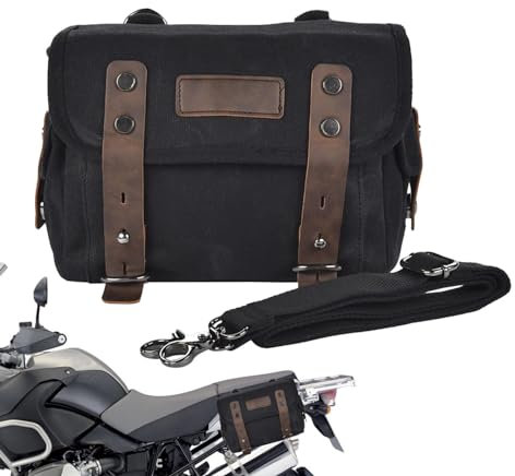 Motorradtasche – Motorrad-Satteltasche, abnehmbare Motorrad-Satteltaschen aus Canvas | Motorrad-Tankrucksack, Motorrad-Packtaschen, Hecktasche, Seitentaschen, multifunktionale Motorradtaschen für Moto