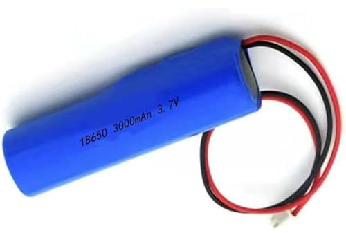 HELINAZI 18650 Lithium-Ion Rechargeable Battery 3.7V Replacement Battery with XH2.54 Connector Plug,3000mAh