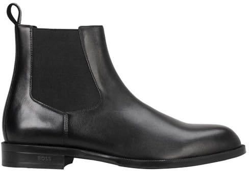 BOSS Tayil_cheb_bu, Chelsea Boots för män, Svart, 44 EU