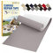 Tissu Autocollant Reparation, 8 x 160 cm Tissu Imperméable Autocollant, Extérieur Tissus Reparation Autocollant pour Canapés, Bateau, Tentes, Chaises, Longues, Bâche, Auvents, Parasol Gris