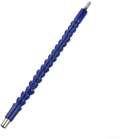 Estensione per punte da trapano da 11 pollici per accesso flessibile in punti stretti, compatibile con vari cacciaviti (blu)