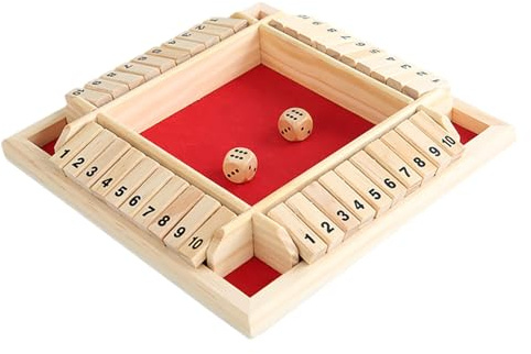 Juegos de matemáticas de Madera, Dados numéricos tácticos, Plegable, Pensamiento estratégico, Entrenamiento computacional, diversión colectiva, diseño Natural, robustez Artesanal, Reglas Simples