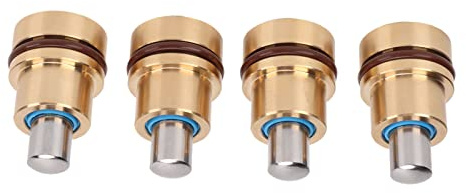 Cocoarm Maniglia per Joystick per Escavatore Set di Aste di Comando in Acciaio Legato in Ottone 4 Pezzi 10 Mm ID 30 Mm OD 52 Altezza per Riparazione e Sostituzione Escavatore EX 2 3 5