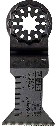 wolfcraft 4242000 - Hoja de sierra de inmersión Expert, BiM, recto, para madera con clavos, metales no férreos, las planchas de placa de yeso