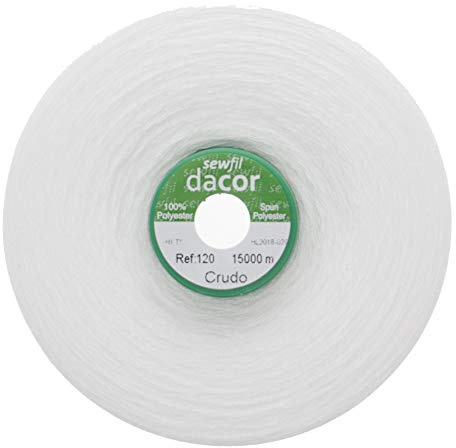 sewfil dacor 120 sytråd, polyester, 15 000 m ekrü