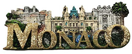 Wedarego Monaco 3D Letters Palace Kühlschrankmagnet Travel Sticker Souvenirs, Home & Kitchen Dekoration Monaco Kühlschrankmagnet aus China