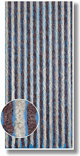 Conacord Türvorhang 363071 Flauschi 90x200cm Chenillevorhang braun-beige