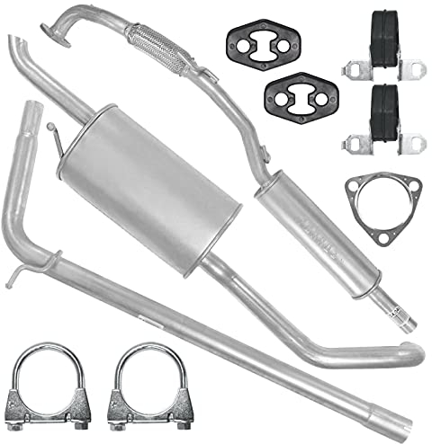 Schalldämpferset Auspuffanlage Auspuff für 1.2i Ibiza 3 III 6L Fabia 1 I 6Y 1 Polo 4 IV 9N