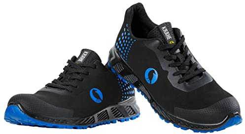 KRÄHE Black Crow S3 ESD SRC Sicherheitshalbschuhe I Arbeitsschuhe & Sicherheitsschuhe für Herren