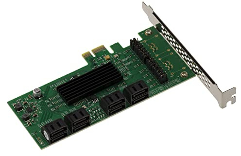 KALEA-INFORMATIQUE PCI Express PCIe x1 Controller Karte auf 8 SATA Ports mit Marvell 88SE9215 88SM9705 Chipsatz.