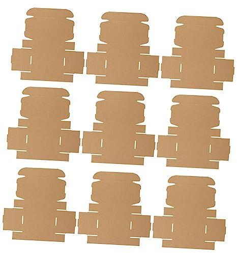 VILLFUL 50stücke Wellpappkartons Umzugskartons Lagerkartons Verpackungskartons Papierboxen Für Handyhüllen Ohrringe Make-up
