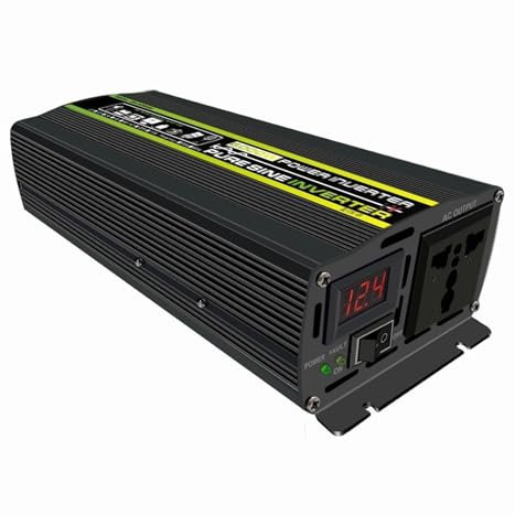 Transformador 3000W-12000W Onda Sinusoidal Pura DC1-60V A AC 110/220V Inversor Potencia Pantalla Digital Inteligente Inversor Convertidor Para Exteriores Automóviles Inversor Corriente(3000W,24V_220V5