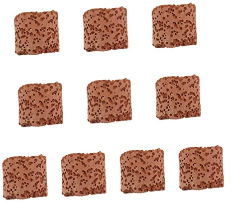 Yardwe Anillos Fijos para Plantas Acuáticas Cerámicos De 10 Piezas, Soporte Duradero para Peceras, Fijación Estable para Plantas De Agua Acuarios, Accesorios para Decoración Acuática