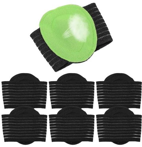 MBAIYO Lot de 3 paires de bandages de voûte plantaire réglables pour la voûte plantaire - Bandage de compression rembourré pour soulager la fasciite plantaire et les douleurs de la voûte plantaire