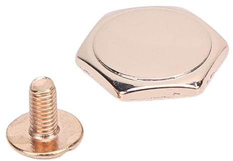 SENECESLI Rivet in Pelle, Viti a Rivetta in Pelle Versatili Resistenti Alla Ruggine per Cuoio (#1)