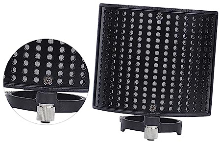 Pantalla Insonorizada Micrófono de Grabación, Negro