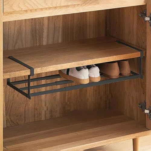 Cammeciso Paniers sous éTagèRe,sous EtagèRe Panier De Rangement,Rangements Suspendus sous éTagèRe,Suspendre,Installation Facile,pour Bureaux,Tables,Postes De Travail,Bureaux Assis