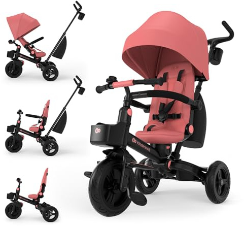 Kinderkraft trehjuling AVEO 2 PRO rosa