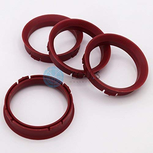 4 x ZENTRIERRINGE DISTANZRING für ALUFELGEN FZ83 66,45-57,1 mm CMS, DBV, Proline Wheels, Schmidt Revolution