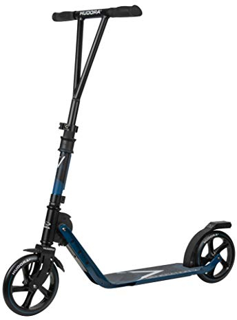 HUDORA BigWheel Generation V 205, dunkelblau | Leicht Faltbarer Scooter Roller Big Wheel | Tretroller mit extra hoher Laufruhe, 14123/00