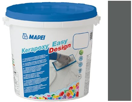 MAPEI Kerapoxy Easy Design 174 TORNADO 3kg - decorativo, resistente a los ácidos, lechada epoxi de dos componentes