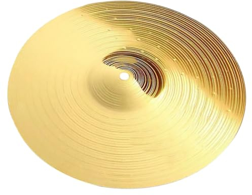 ibasenice Drum Cymbal Metallbecken Für Jazz Und Schlagzeugpraxis Leicht Tragbar Langlebig Und Einfach Zu Bedienen Für Drummer