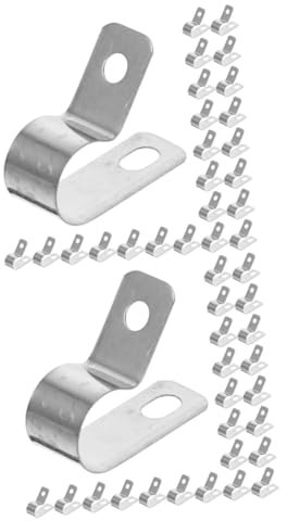jojofuny 100stücke Kabel Clips Robuste Förmige Kabelklemmen Für Effektives Kabelmanagement Installieren Langlebig Zur Zugentlastung Und Fixierung Von Kabeln