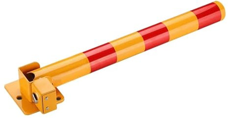 Generico Paletto di parcheggio Pieghevole per parcheggi, barriera di Sicurezza, palo di Blocco per parcheggio, Pali di bloccaggio Automatici in Metallo Pesante per vialetti, Garage, parcheg