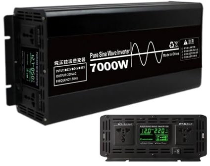 Inverter Inverter A Onda Sinusoidale Pura Da 7000 W CC 12 V 24 V 48 V A CA 220 V 3500 W Inverter Auto Inverter Solare Convertitori Tensione Trasformatore Convertitore(12V_220V(60HZ))
