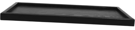 Cabilock Bandeja Rectangular de Madera para Té Bandeja de Madera Maciza para Charcutería para Servir Café Té y Aperitivos Cocina o Fiesta