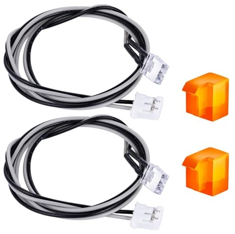 RC Autoteile Für 1/14 Für Tamiya LKW Traktor Kipper Für Scania R470 R620 DIY Teile 1 Paar Fuß Pedal Blinker Licht 3V 3 Farben Lampe RC Ersatz(Orange)