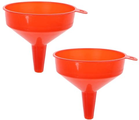 2Pcs Filling Funnel Spout Pour Engine Oil Tool Petrol for Car for Car Motorcycle Truck Vehicle, Oil System Tools(Diameter 14)