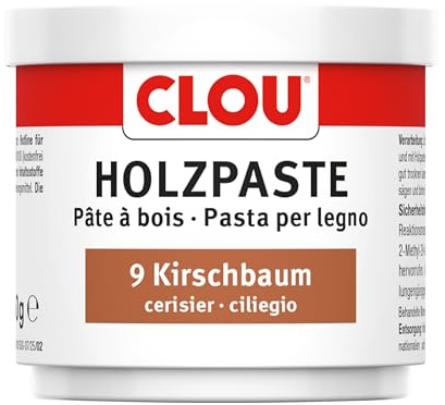 CLOU Holzpaste Kirschbaum – Holzkitt & Reparaturpaste für Böden – 150 g