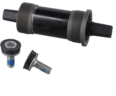 Rodamiento sellado de metal para pedalier de bicicleta, agujero cuadrado de 68 mm, 1,37 x 24 T, para bicicleta de carretera, MTB, bielas, pieza de repuesto de eje negro (68 x 124,5 mm)