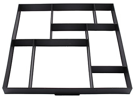 GOTOTOP Betonform Pflaster-Gussformen, Schablonen für Weg- und Terrassenfliesen, Garten Betonform für Ziegel und Zement, 50 x 50 x 4,5 cm