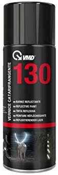 VMD Italia - VMD 130 - Vernice Catarifrangente, Bomboletta Spray, per Evidenziare Pericoli e Tutelare la Sicurezza delle Persone in Ambiente di Lavoro e in Strada, 400 ml