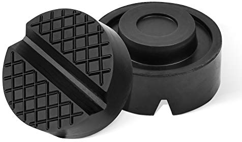 2 Stück Auto Wagenheber Gummiauflage, Maximale Tragfähigkeit 5t, Universal Gummi Wagenheber Pad für Hebebühnen