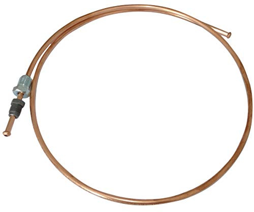 AERZETIX: Línea de freno manguera tubo de cobre Ø4.76mm con racores M12x1/M10x1 (100cm)