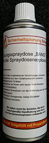 MBS-FIRE® - 12 bombolette spray per esplosione di bomboletta spray Simulatore di incendio