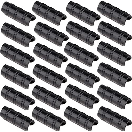 24Pcs Greenhouse Tube Clip Plastic Film Pipe Clips Garden Buildings Tube Clip Netting Tunnel Hoop Clips for Ø18~20mm(0.70~0.78 inch)