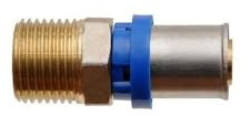 Raccordo dritto maschio a pressare per multistrato - Diametro 20X1/2