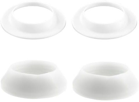 CChiai 2 Sets Waschbeckenablaufdichtung verdickte Silikondichtung Badezimmer Waschbecken Ablaufstopfen Küche Badezimmer Kanalisation Armaturen Universal Waschbecken Ablaufdichtung Ersatzteil I.D. 3,6