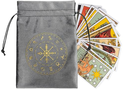 Väska för tarotkort,väska för tarotkort Bärbar Mjuk Travel Dragsko