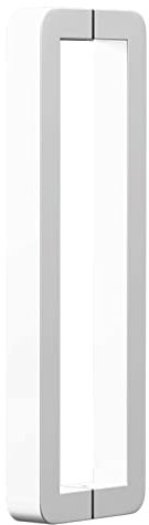 GLETSF Maniglia per Porta Scorrevole in Vetro, per Interni Ed Esterni, con Montaggio su Due Lati, in Acciaio Inox Spesso, per Fienile/Ingresso/Porta D'Ingresso/Cancello in Legno-White-32.5cm/12.8in