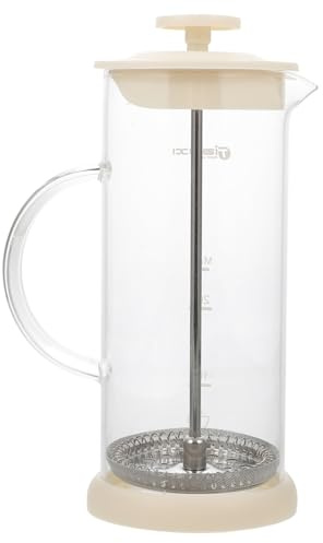 LIGIGWASH Espumador Manual de Leche con Vaso de Vidrio y Mango Ergonómico para Cappuccino y Café Herramienta Ligera y Fácil de Limpiar Fabricante de Cremosa