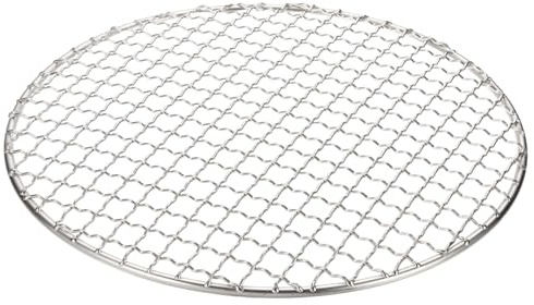 QUARKZMAN Rejillas De Enfriamiento De Acero Inoxidable Plateado | Rejilla Redonda De Parrilla De BBQ De 9.5 Pulgadas, Segura Para Horno Y Lavaplatos, Para Hornear Asar Y Tostar
