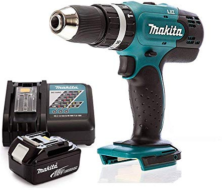 Makita DHP453Z 18V 13mm 2 Speed LXT Combi Drill with 1 x 5Ah Battery & Charger