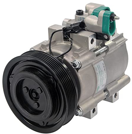 BESTPRICE ATP Compressore aria condizionata con puleggia a V per HALLA HS-18, | Compatibile con: HYUNDAI TUCSON, TUCSON Kasten/SUV, KIA SPORTAGE II, SPORTAGE II VAN